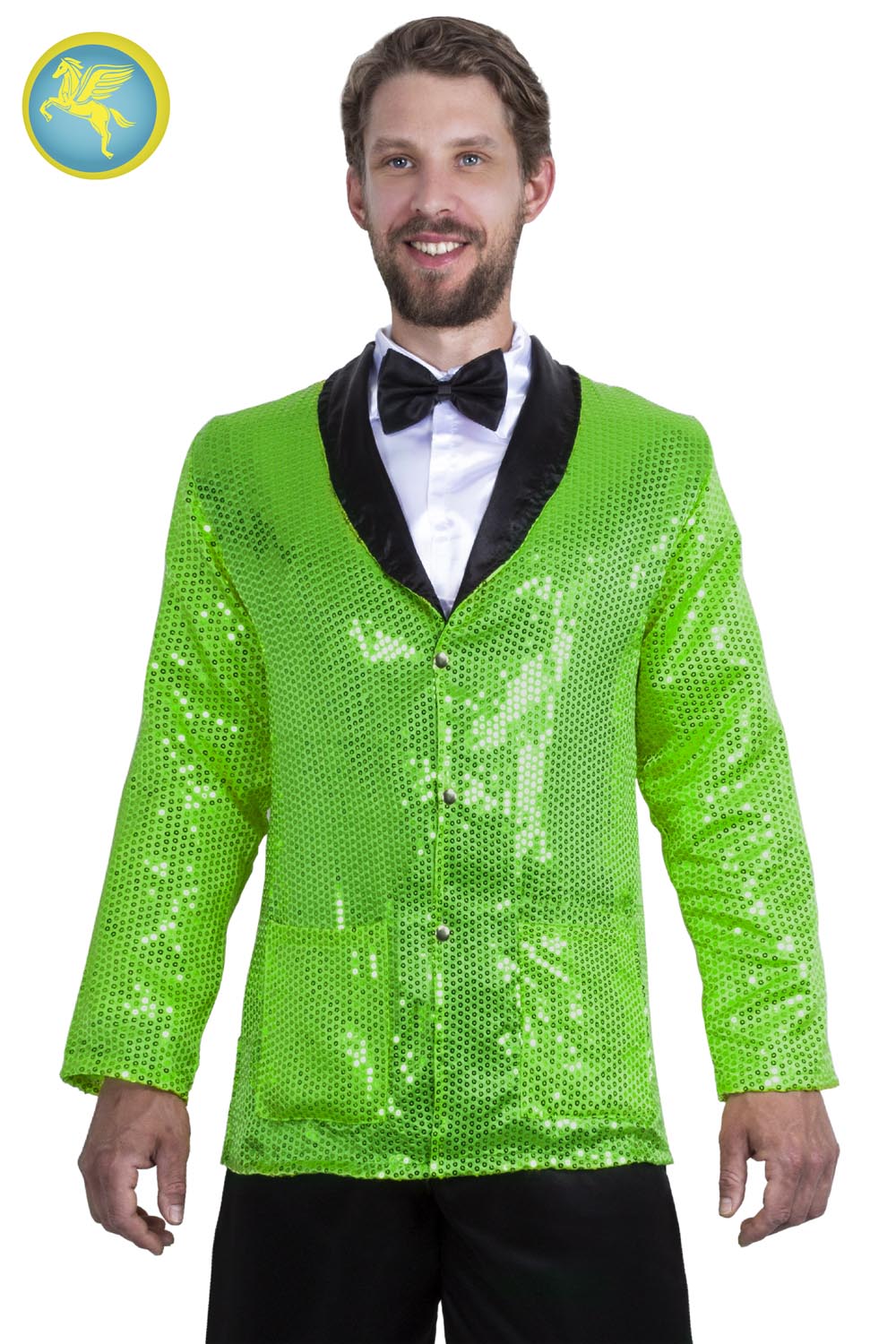 GIACCA  PAILLETTES VERDE